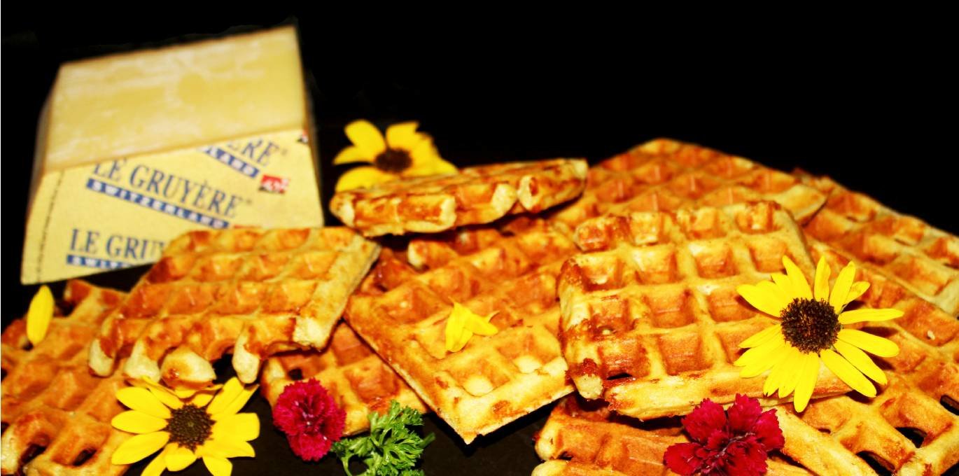 GRUYÈRE AOP WAFFLES